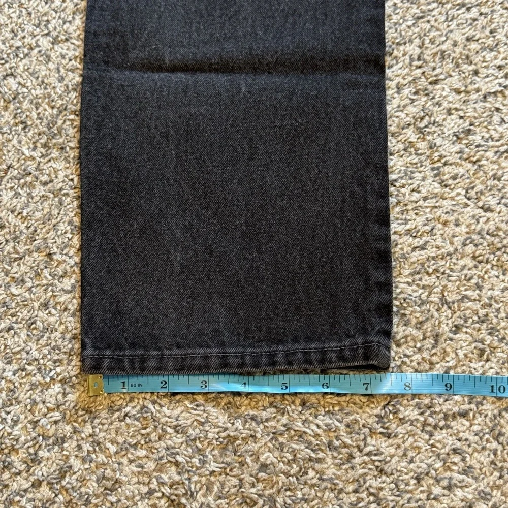 Vintage Levis 555 Jeans Mens 33X32 Black USA relaxed fit straight leg Fit 30x31